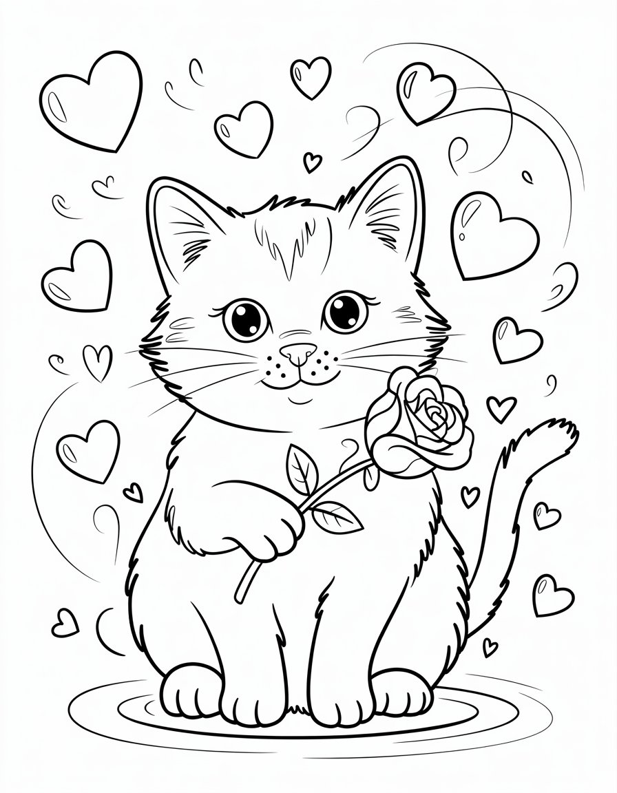 Valentine's Cat